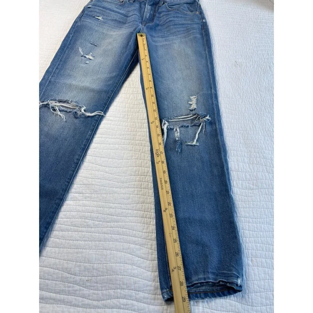 Madewell Womens The Perfect Vintage Blue Jean Distressed SZ 27 High Rise - Picture 10 of 12